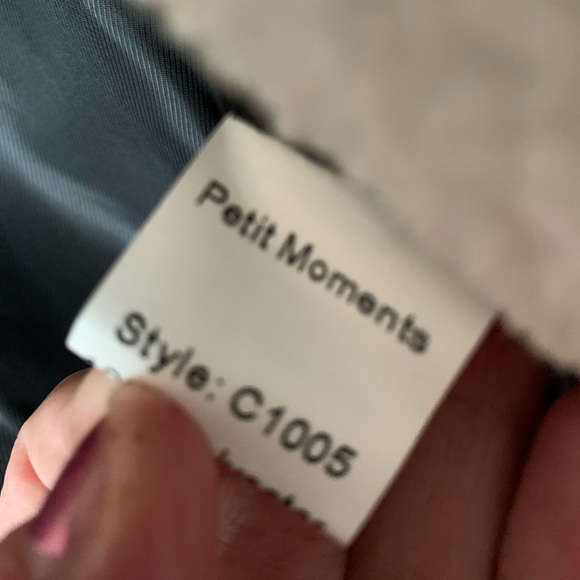 Petit Moments - Zoe Two-Tone Teddy Jacket - Blk/White - 2X - Picture 8 of 9